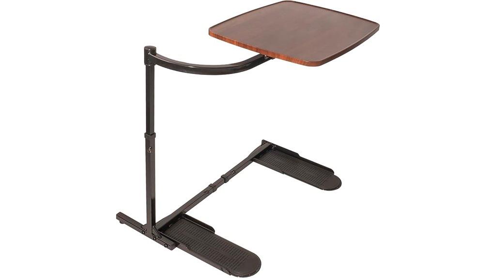 adjustable swivel tray