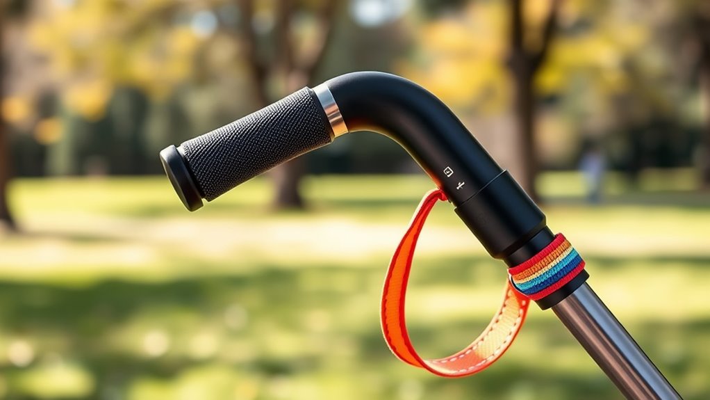 adjustable walking stick features