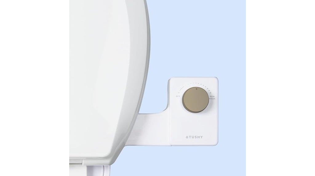adjustable water pressure bidet