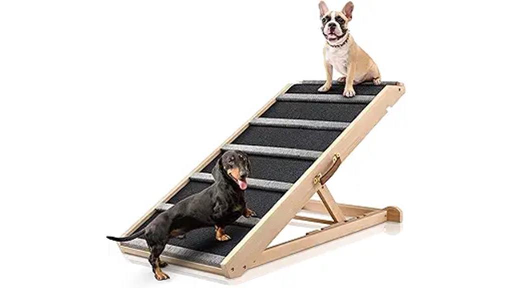 adjustable wide non slip ramp