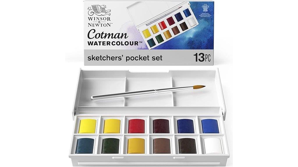 affordable portable watercolor set