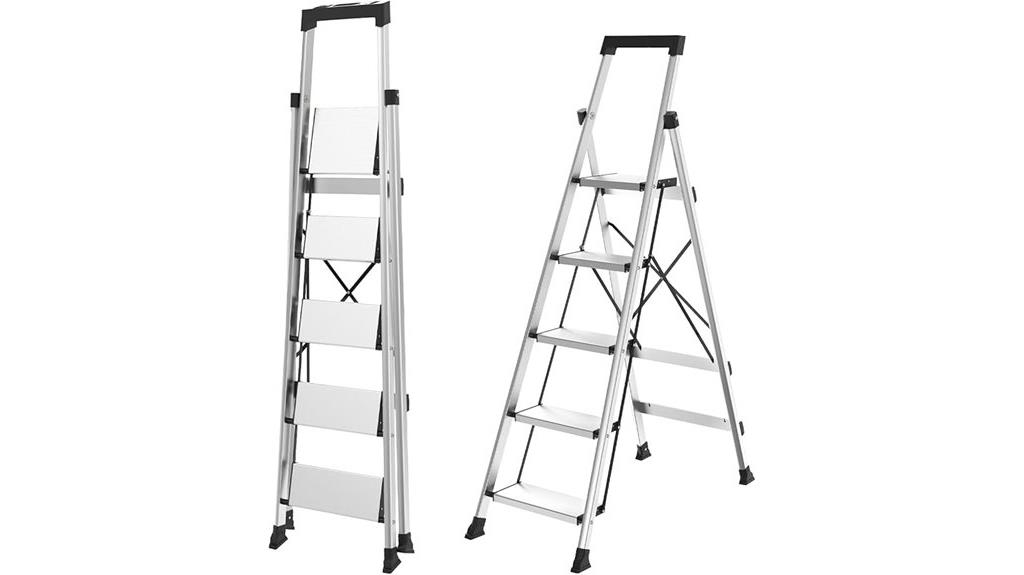 aluminum foldable step ladder
