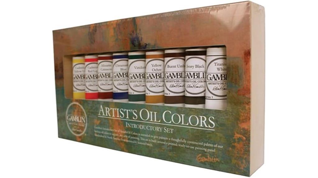artist oil colors set