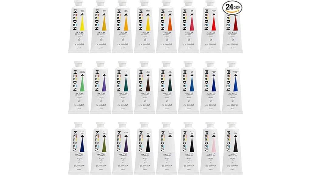 artist oil paint set
