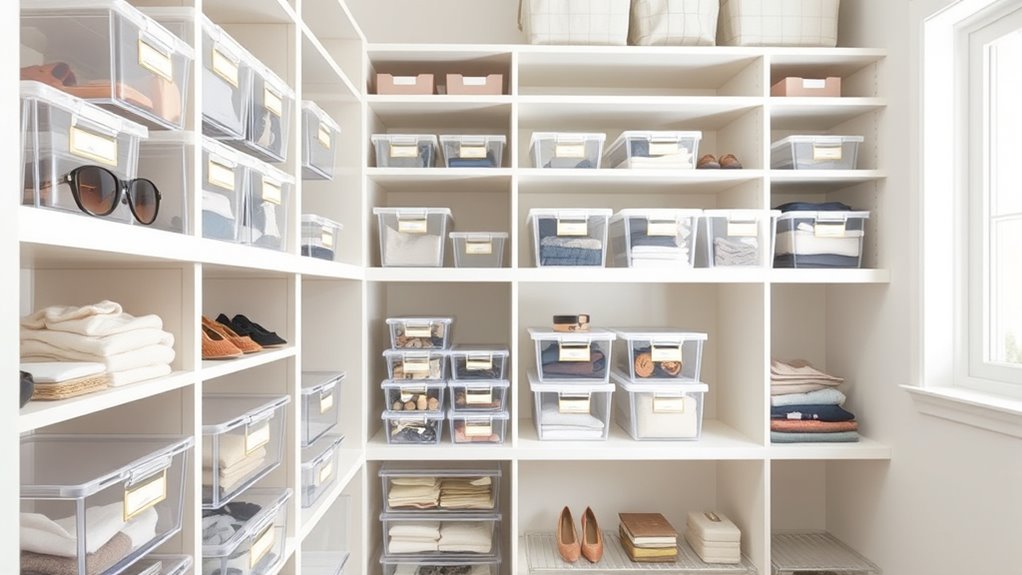 avoid clutter by organizing