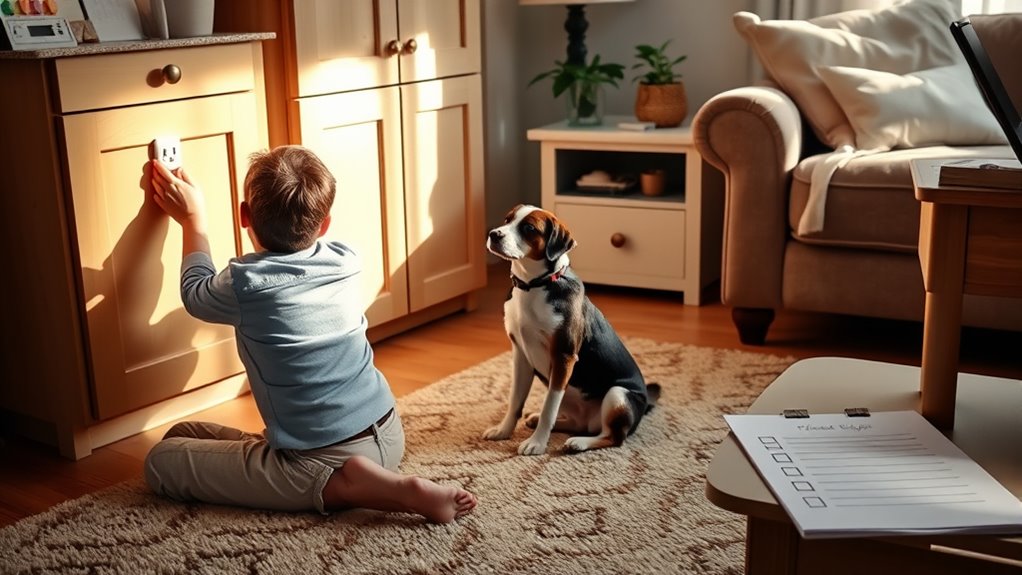 child pet safety precautions