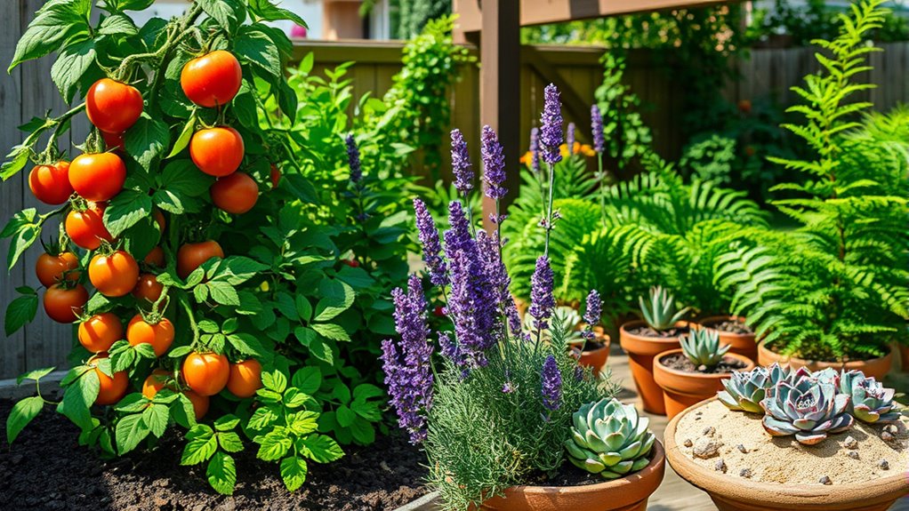 choose plants based on site conditions