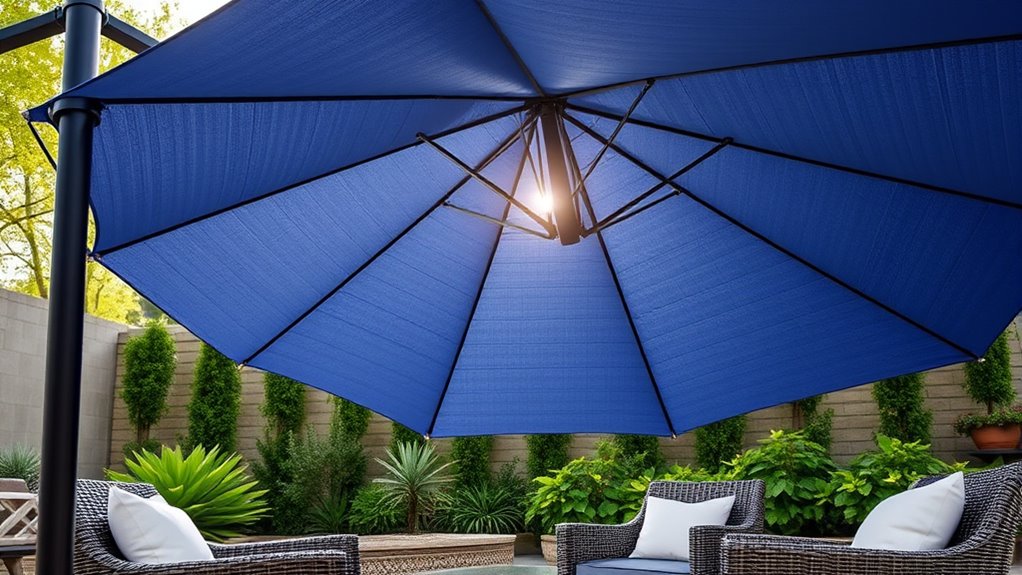 choosing durable easy tilt umbrella