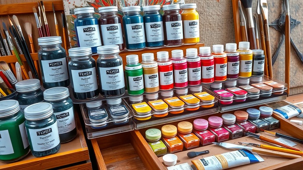 choosing quality oil paints