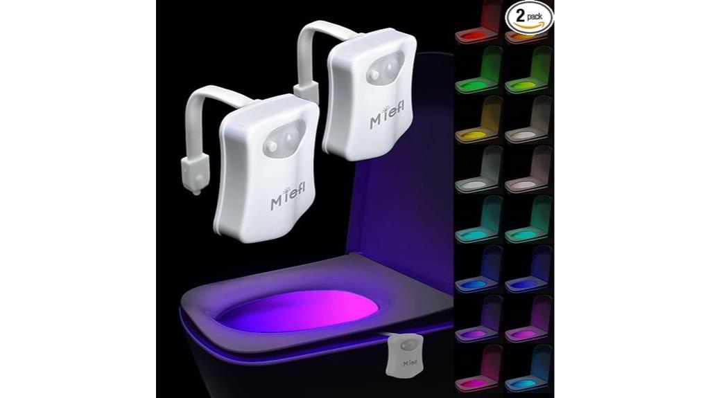 color changing toilet light
