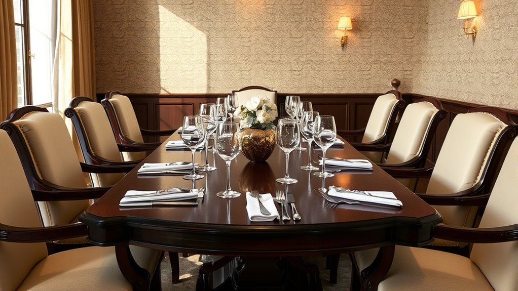 comfortable coordinated dining chairs
