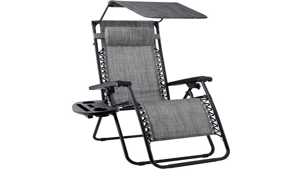comfortable outdoor folding recliner