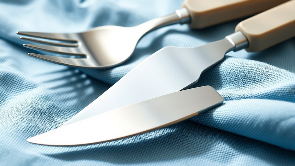 comfortable safe easy utensils