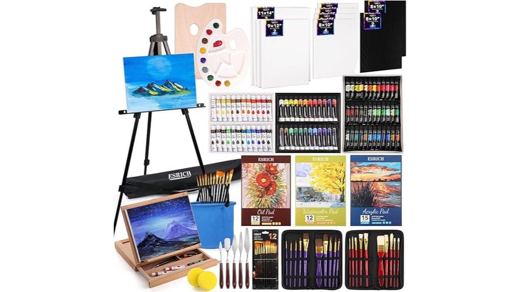 comprehensive 141 piece artist set