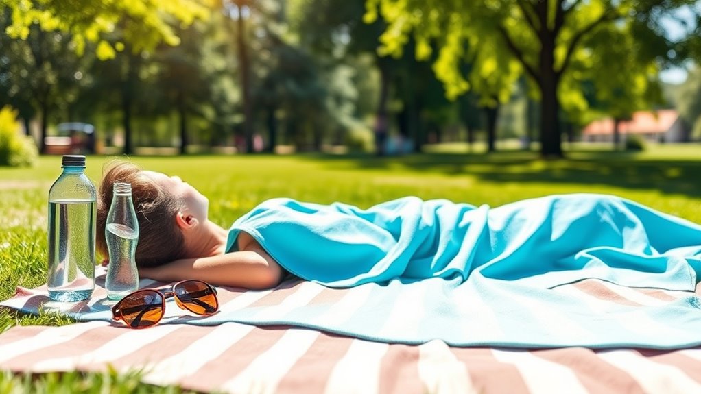 cooling towels material effectiveness portability