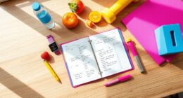 create balanced weekly exercise schedule