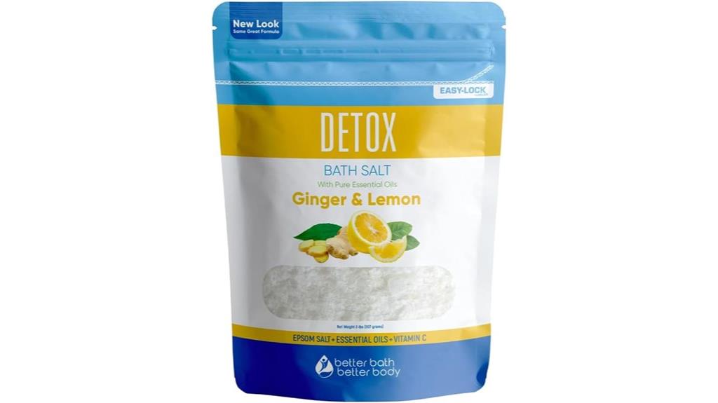 detox bath with natural oils