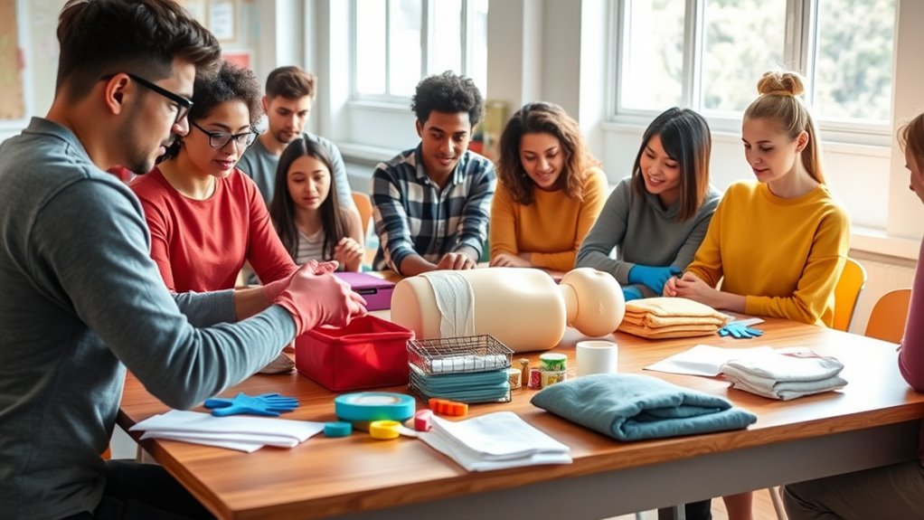 diy first aid practice