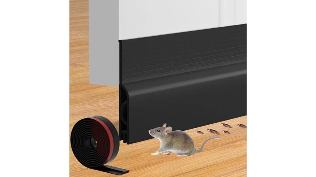 door bottom draft blocker