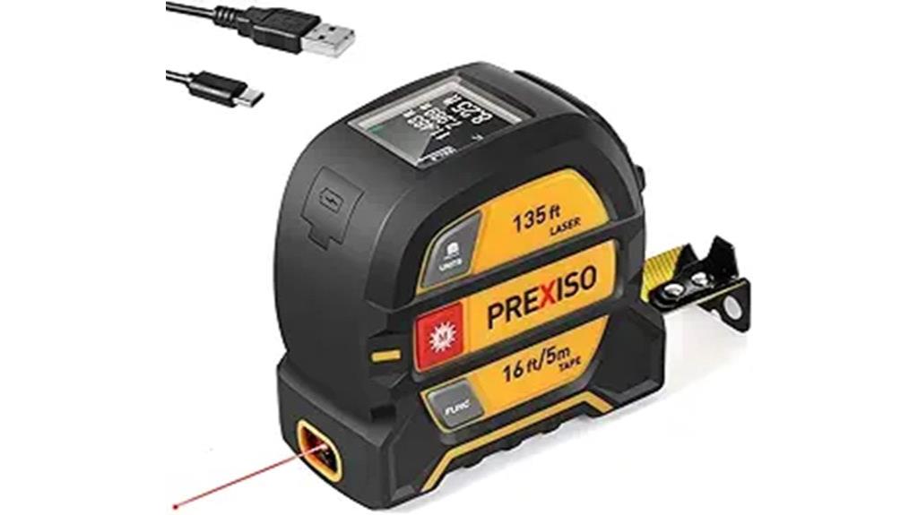 dual function laser measure
