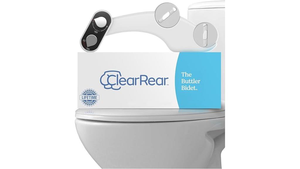 dual nozzle toilet bidet