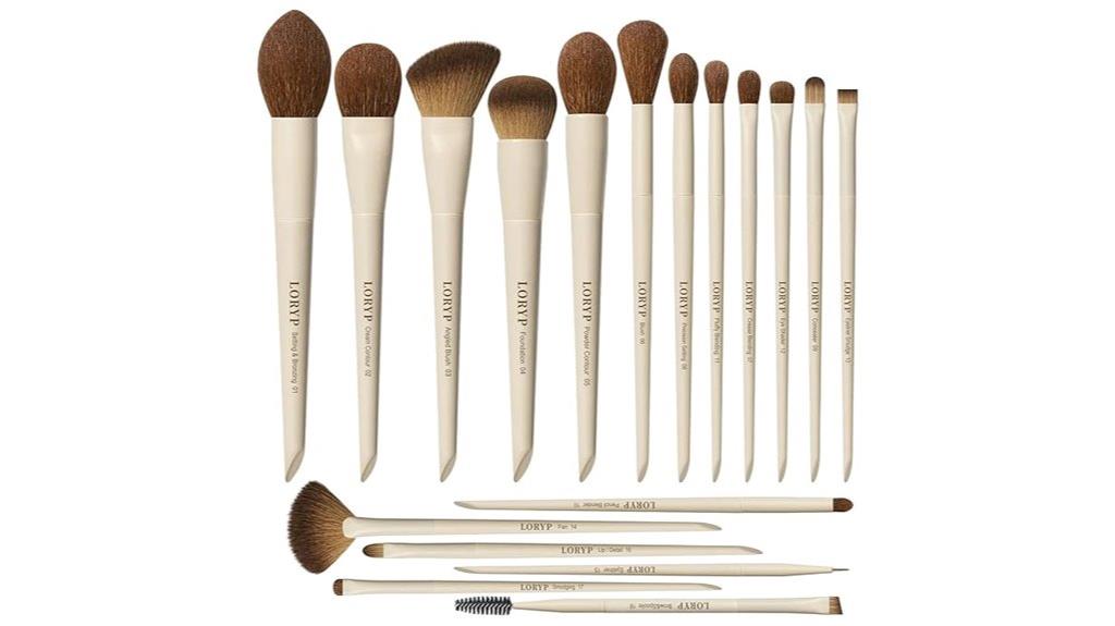 eighteen piece makeup set