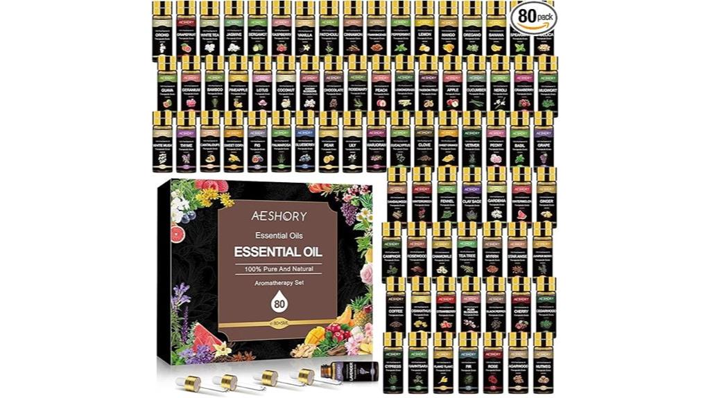 eighty 5ml essential bottles