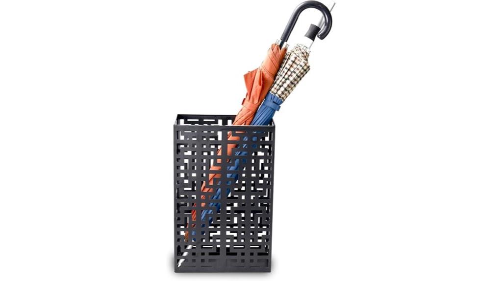 entryway umbrella storage rack