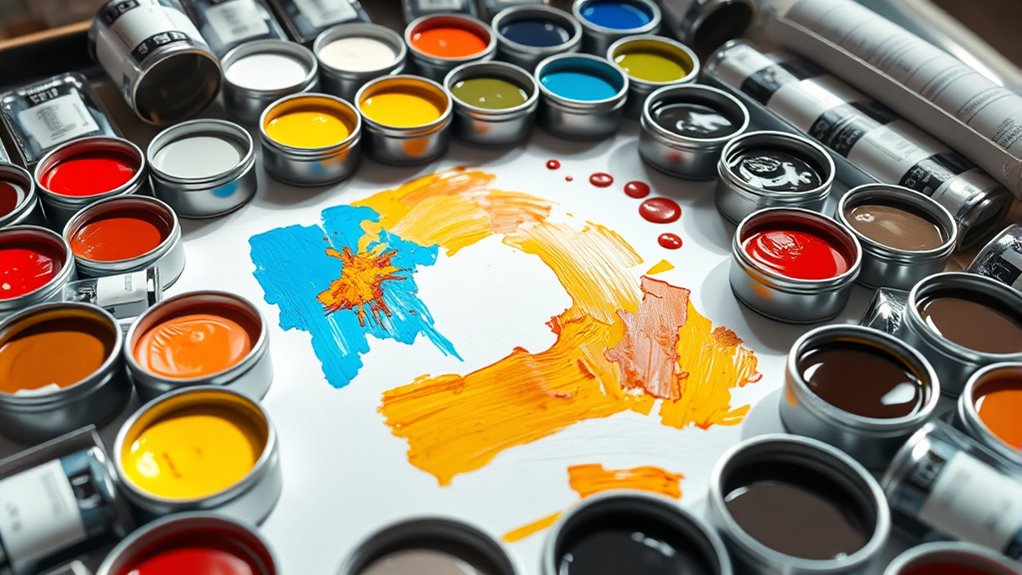 essential oil paint selection criteria