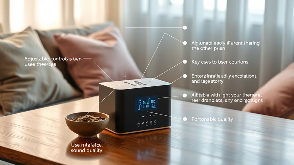essential sound machine features