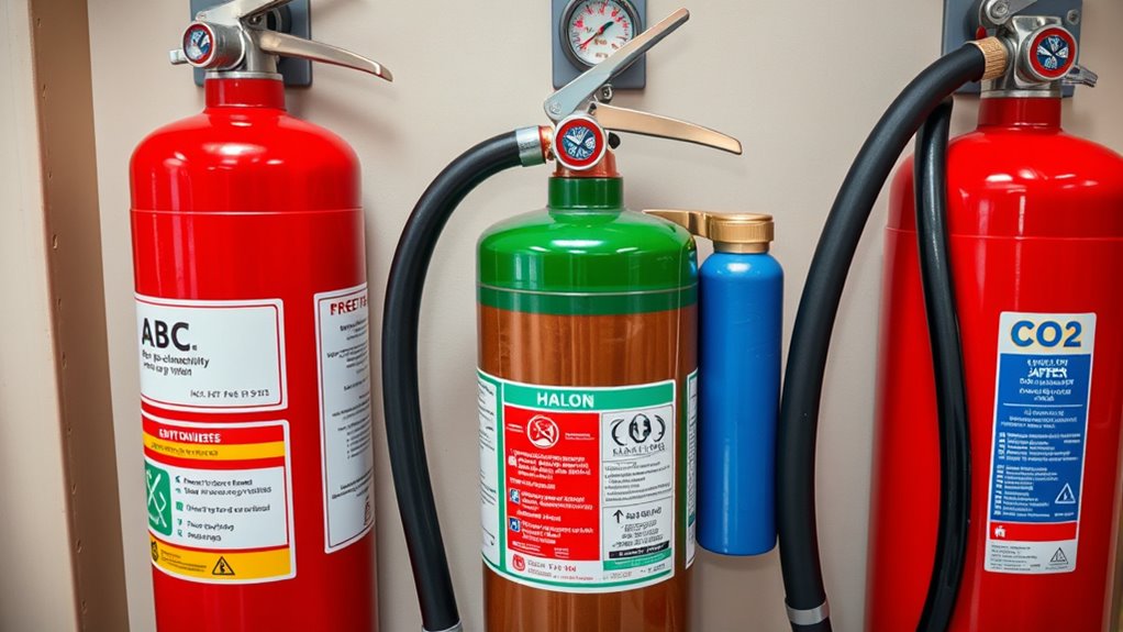 fire extinguisher class labels