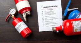 fire extinguisher troubleshooting guide