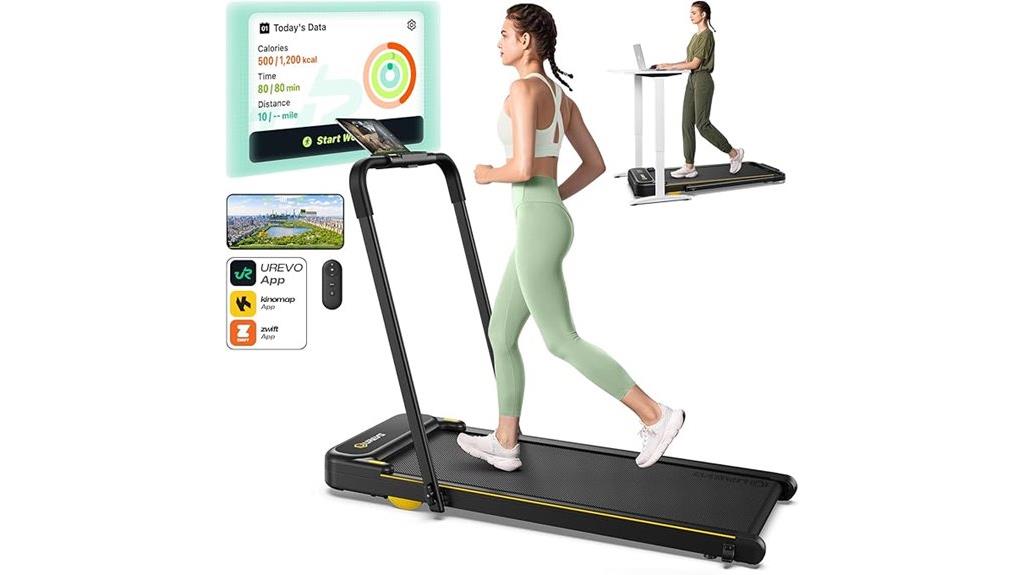 folding smart treadmill versatile