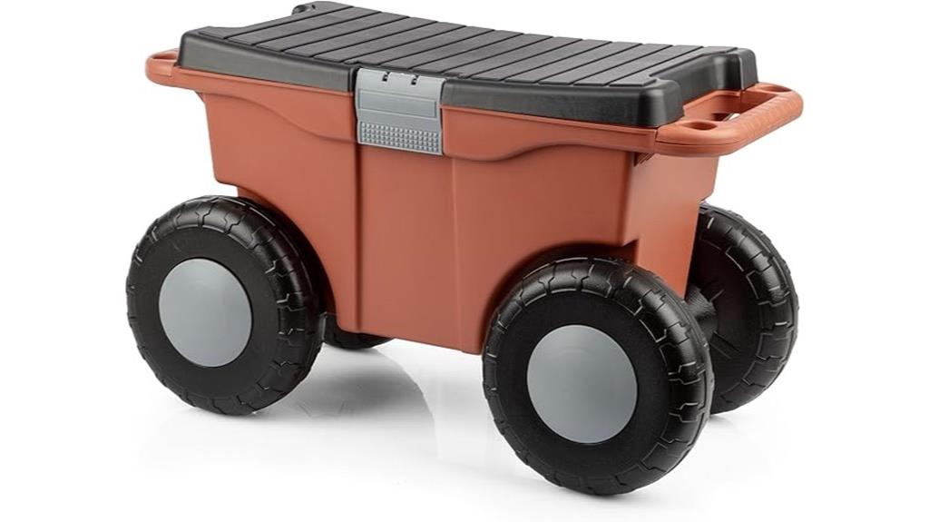 garden cart with seat