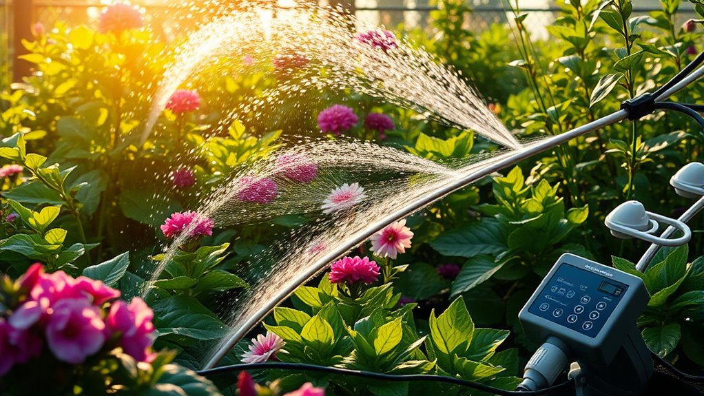 garden watering system features