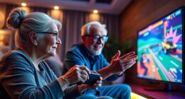 grandparents embrace gaming