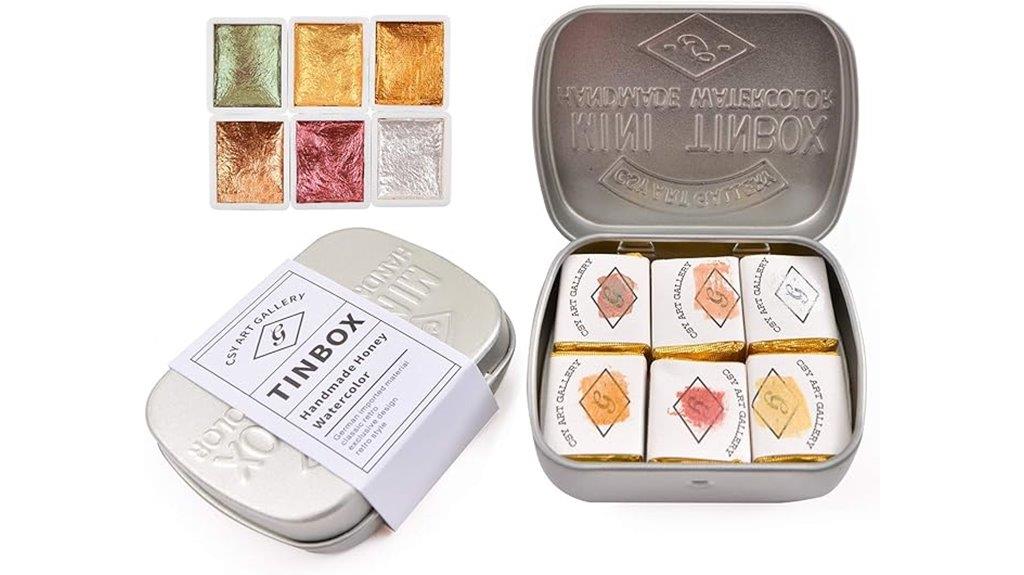 handmade watercolor paint set