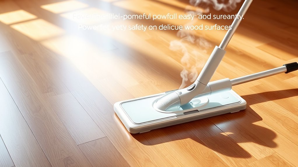 hardwood floor steam mop features