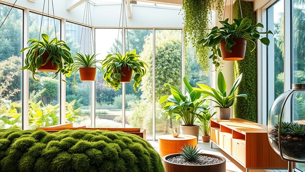 indoor spaces with natural elements