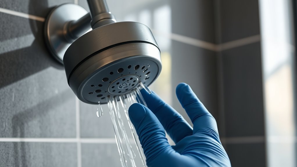 inspect fixtures for leaks