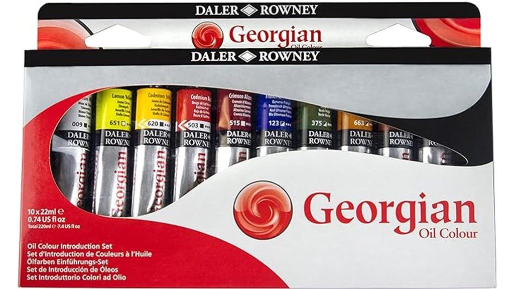 introductory oil paint set