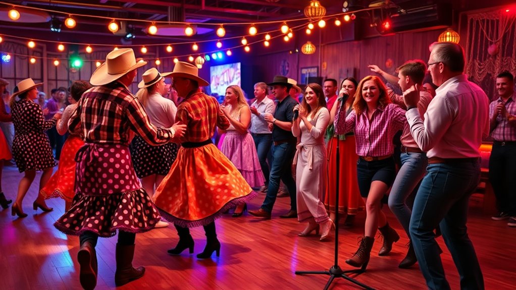 join dance and karaoke clubs