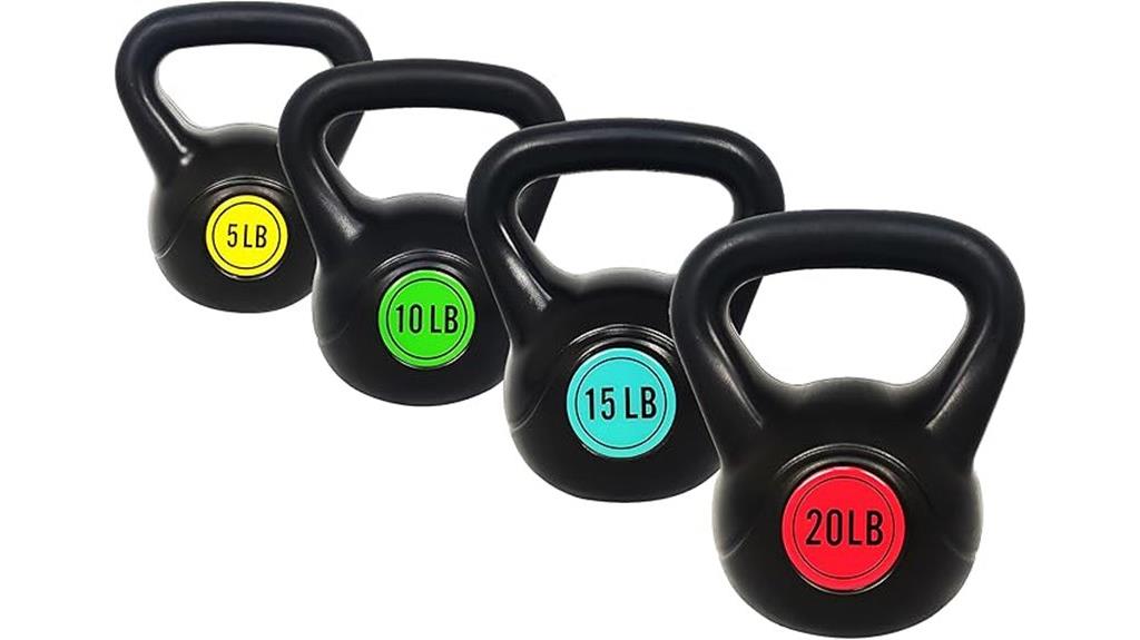 kettlebell set for training