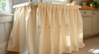kitchen sink skirt decor