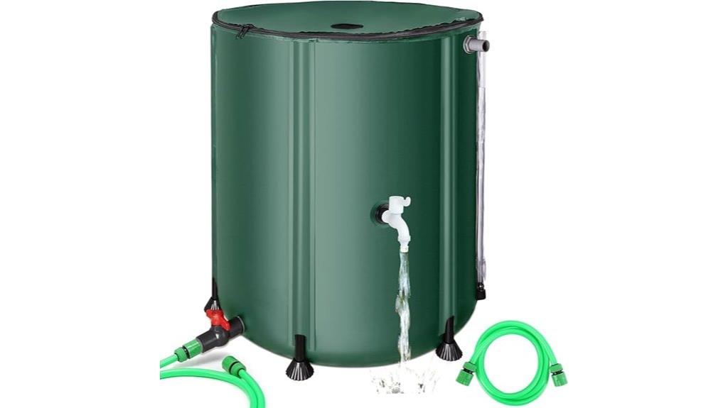 large collapsible rain barrel