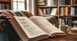 large print books selection