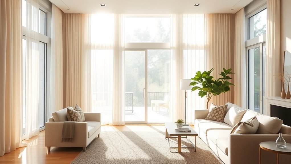maximize light with window treatments