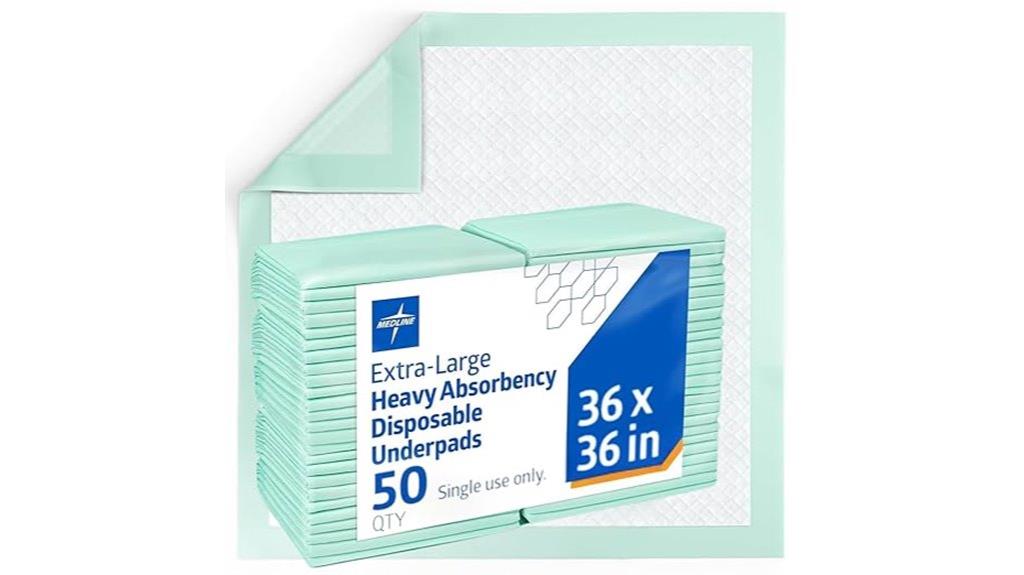 medline super absorbent underpad