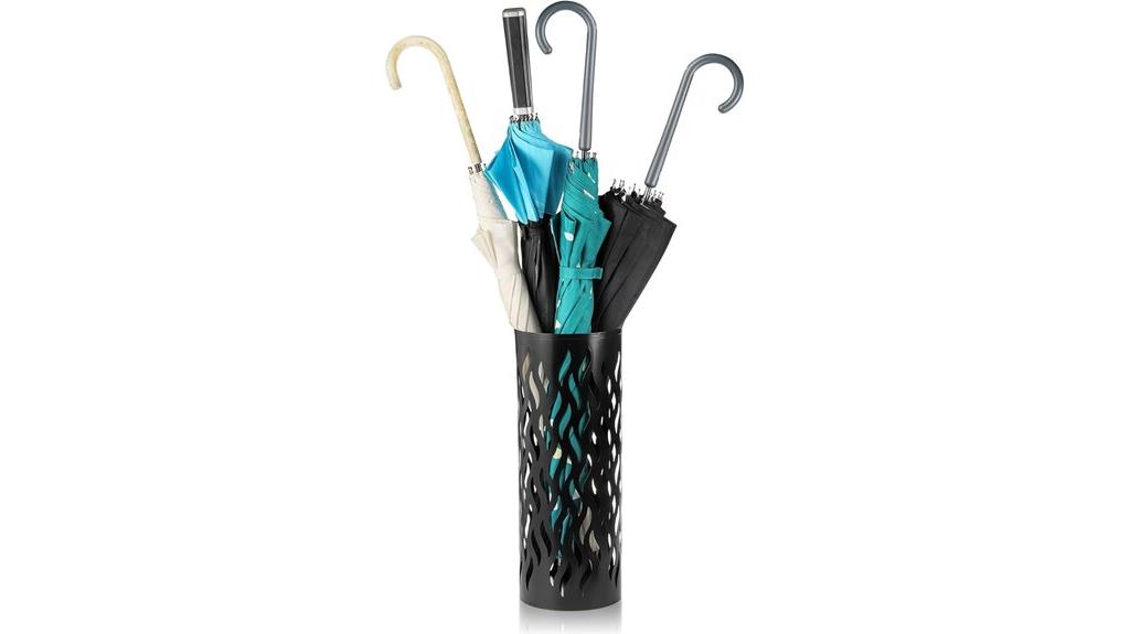 metal umbrella stand