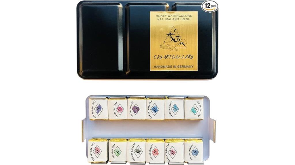 metallic watercolor paint set